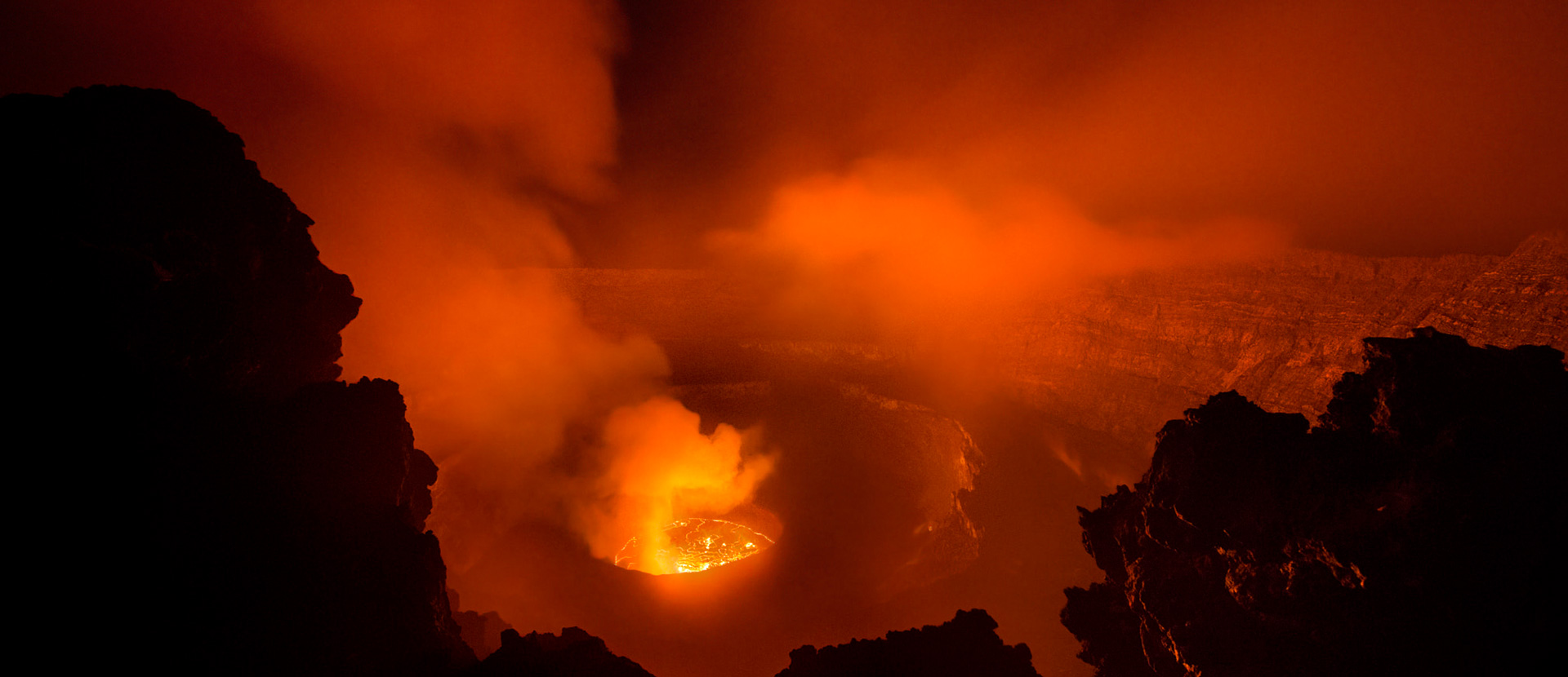 Nyiragongo Volcano,-Virunga-National Park Congo